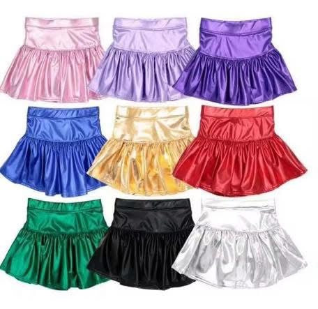 Metallic skort