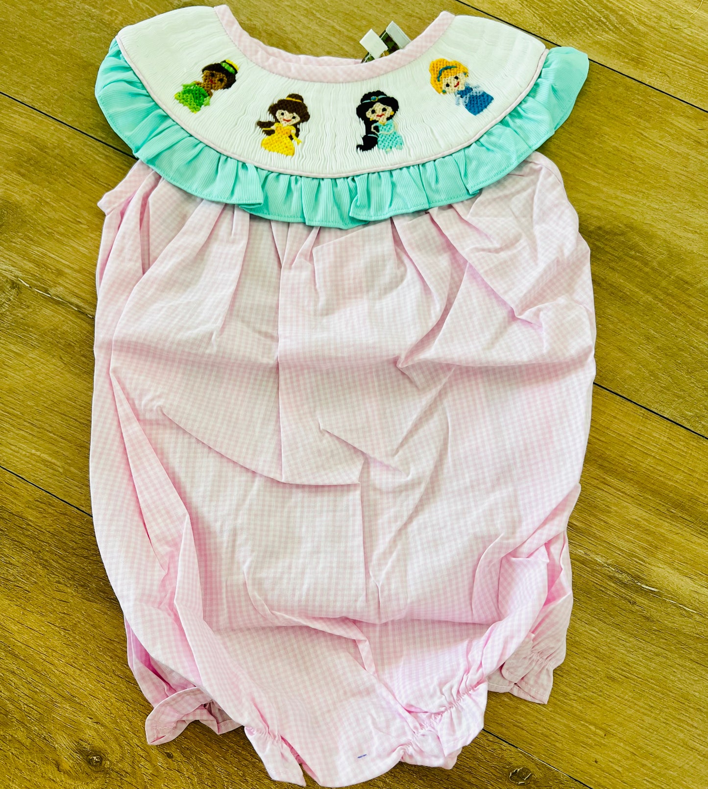 Smocked Seersucker Bubble