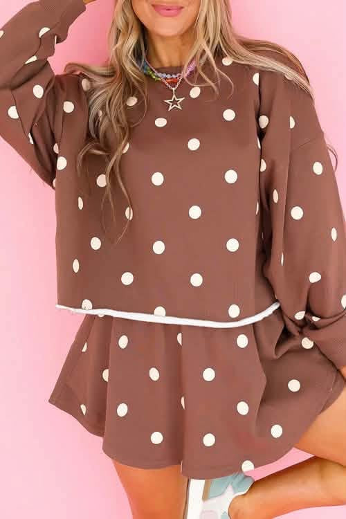 Brown Polka Dot ETA Oct