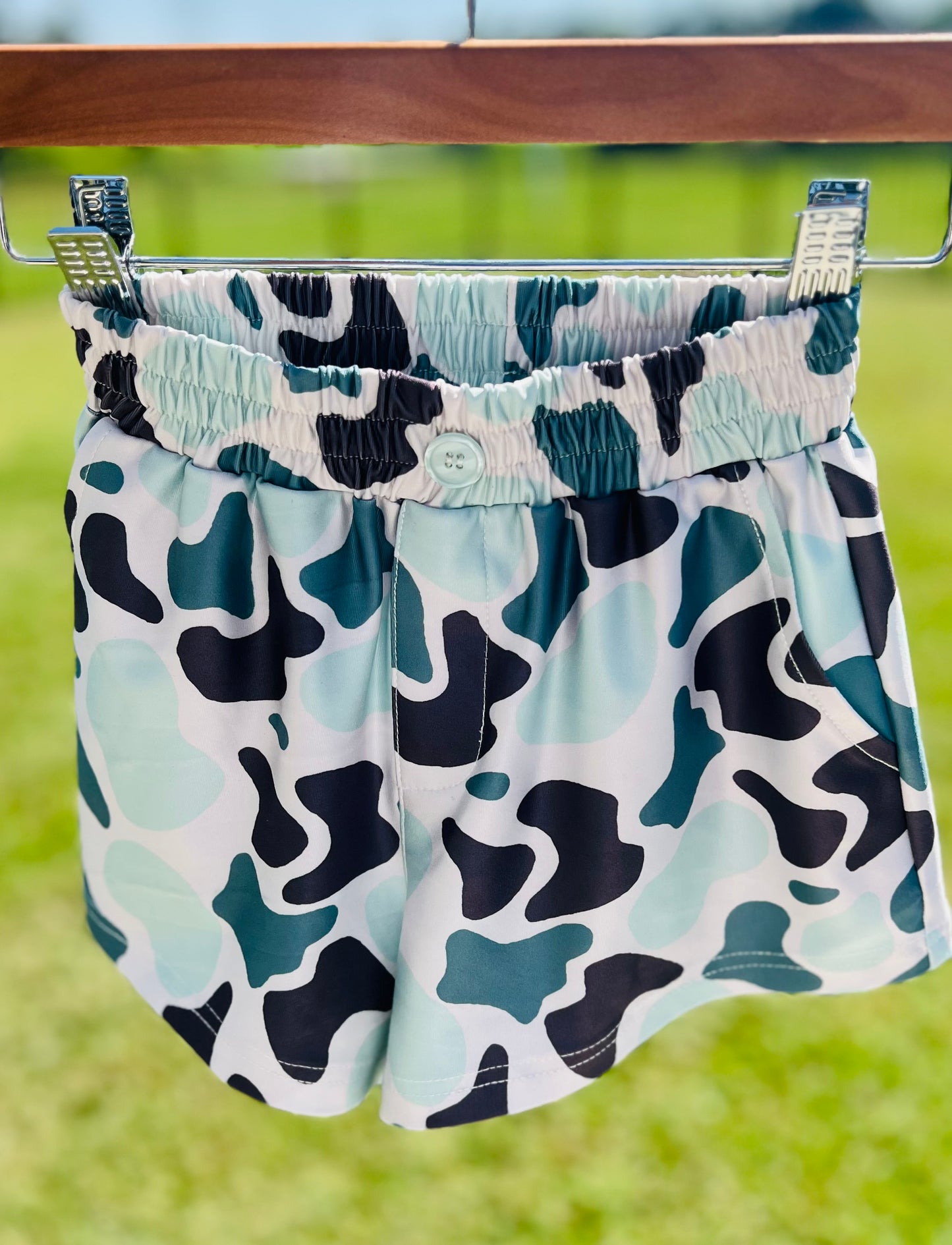 Camo athletic shorts