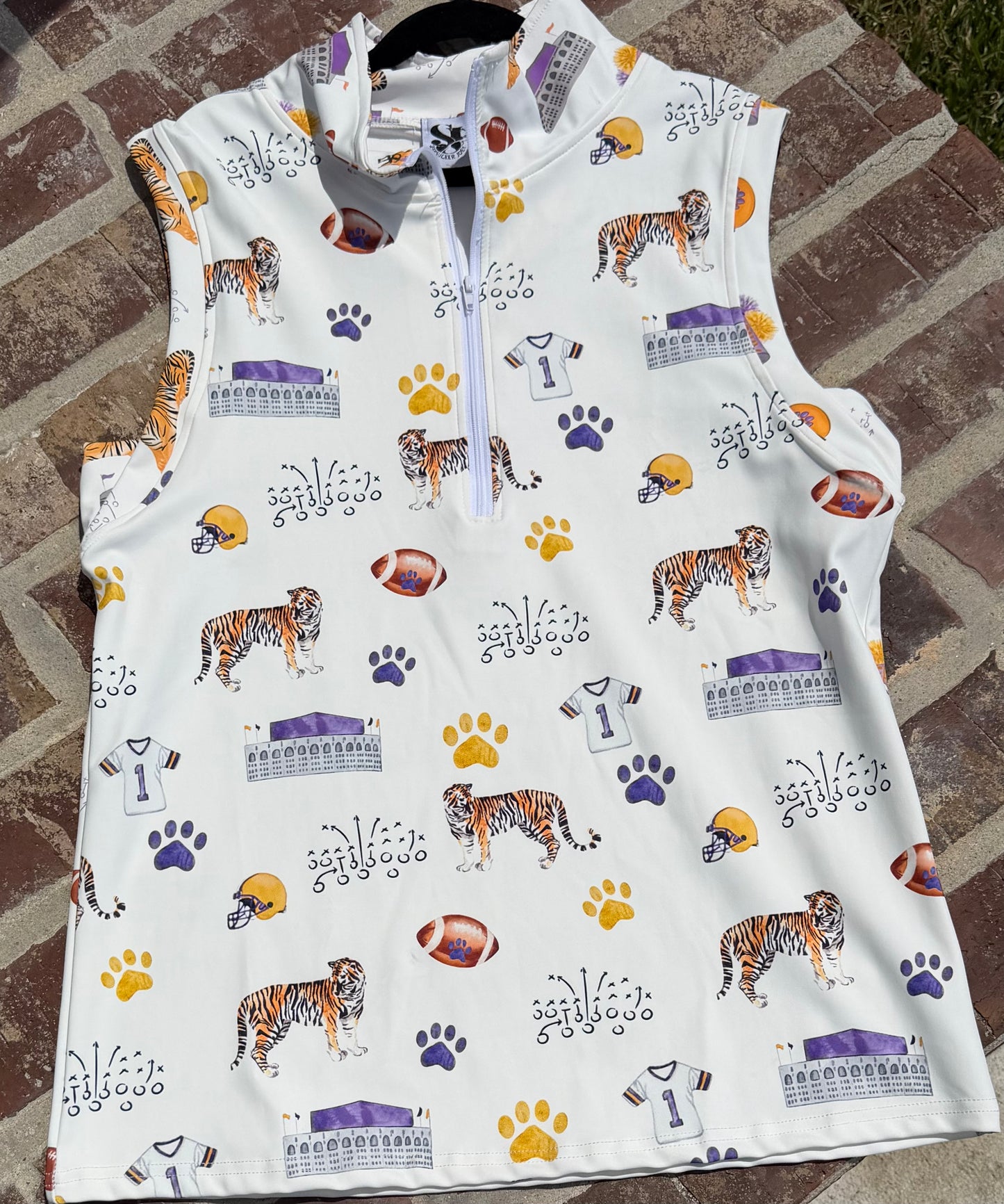 LSU athletic top