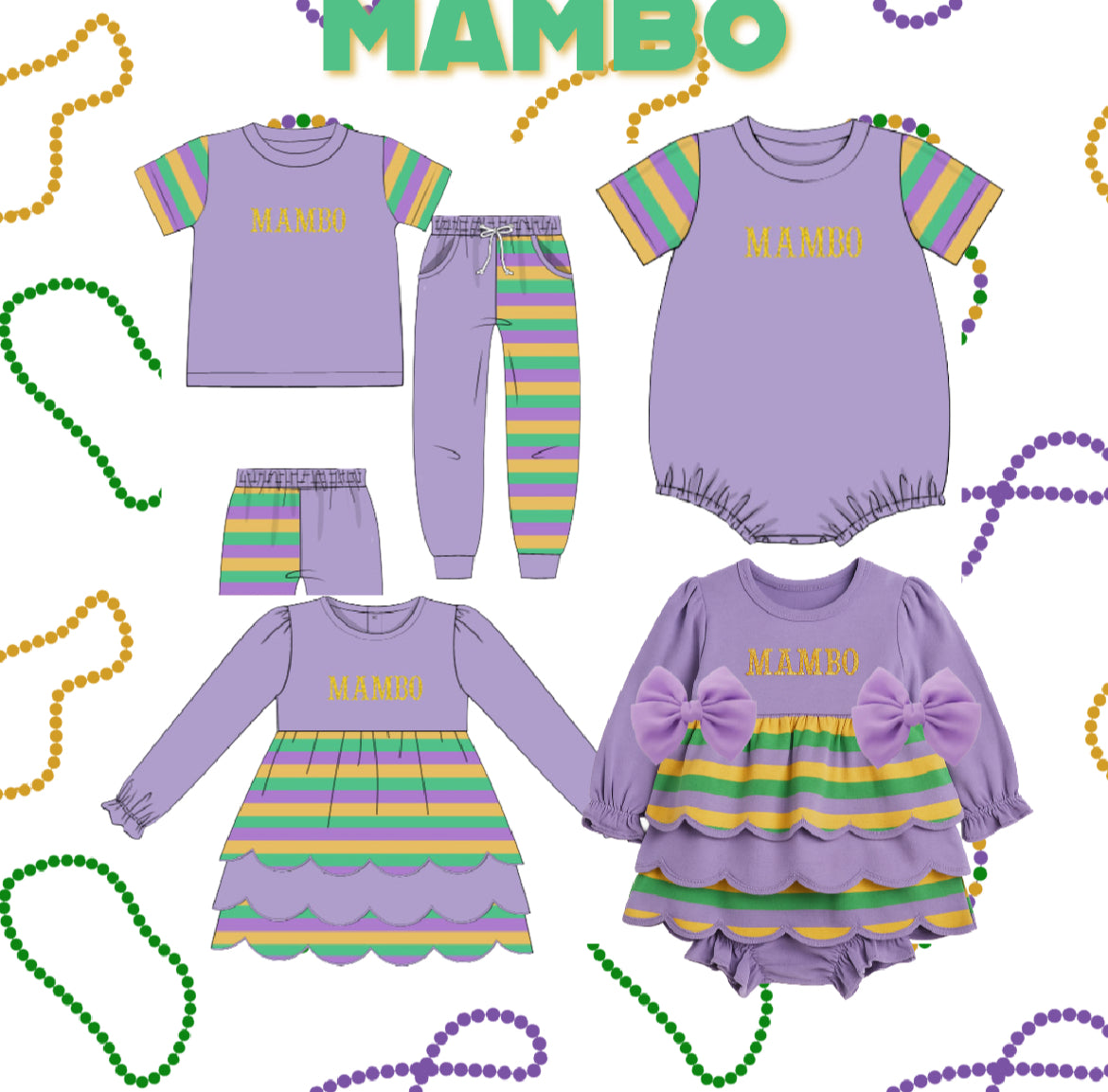 French knot Mambo Girls