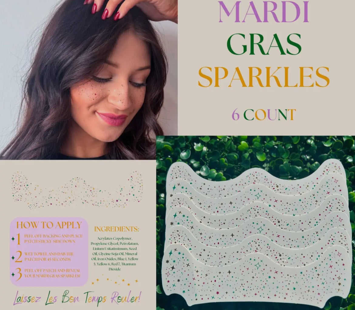 Mardi Gras sparkles