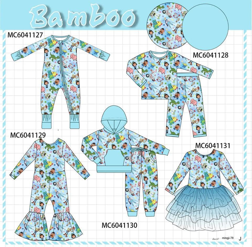 Blue toys bamboo