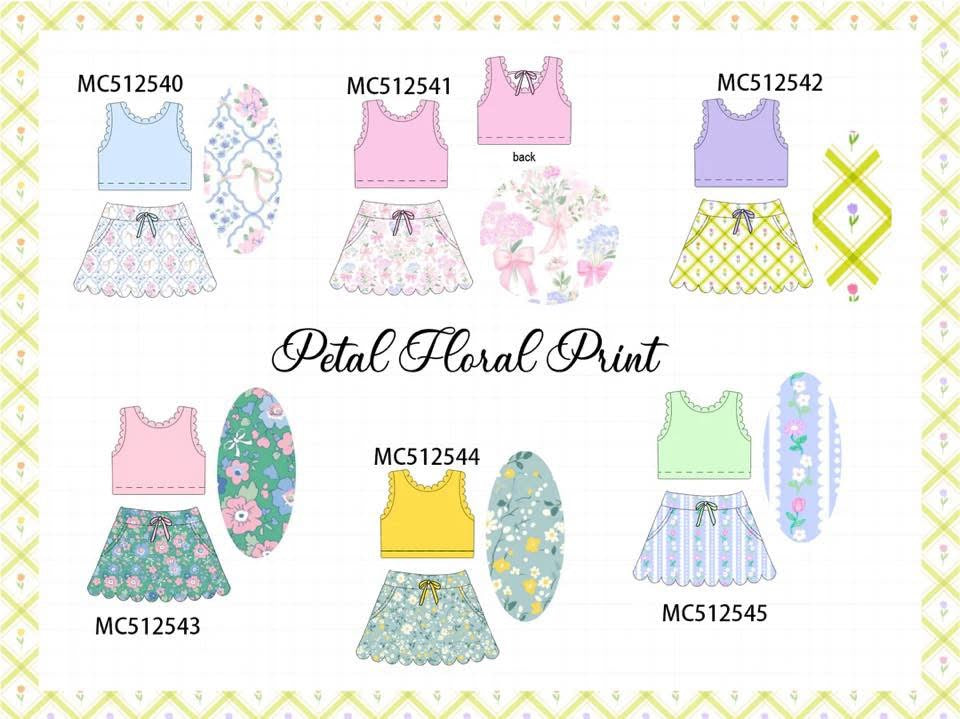 Petal print eta late June