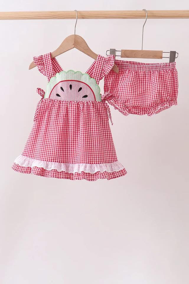 Watermelon bloomer set 18m