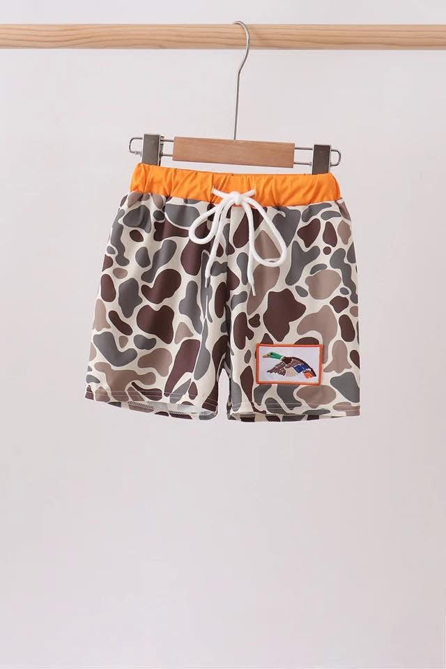Camo swim trunks 5T