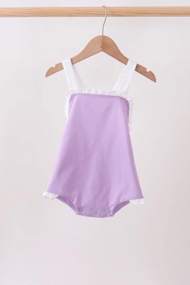 Lavender sunsuit 18m
