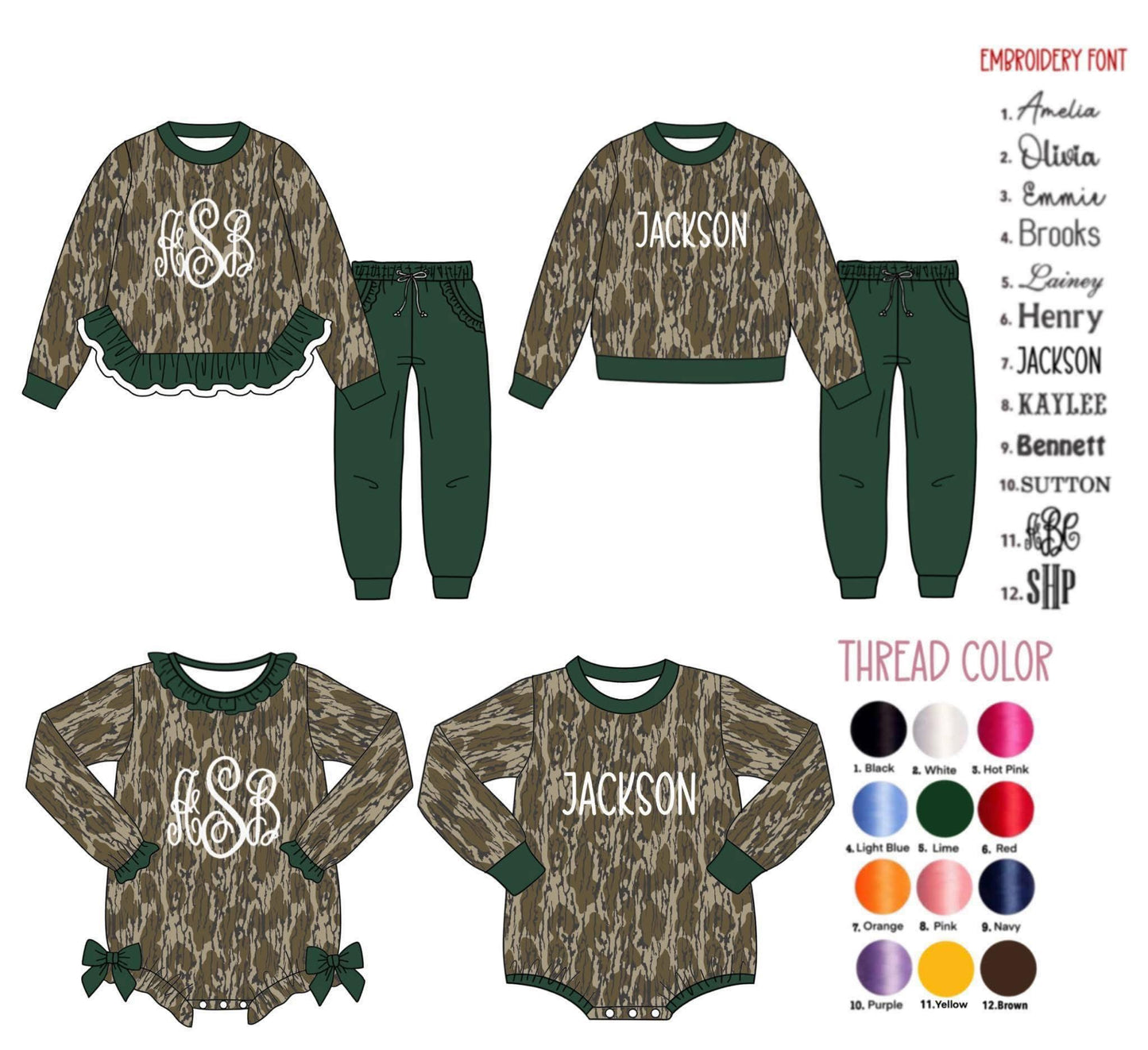 Personalized camo eta oct