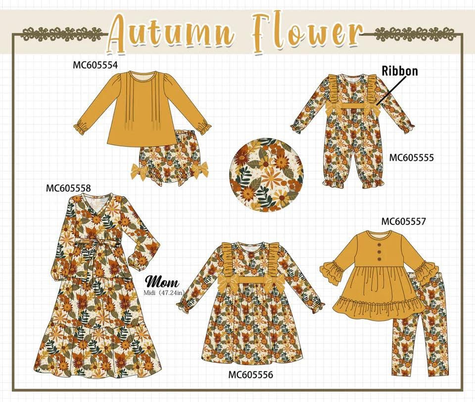 Autumn flowers 3T bloomer