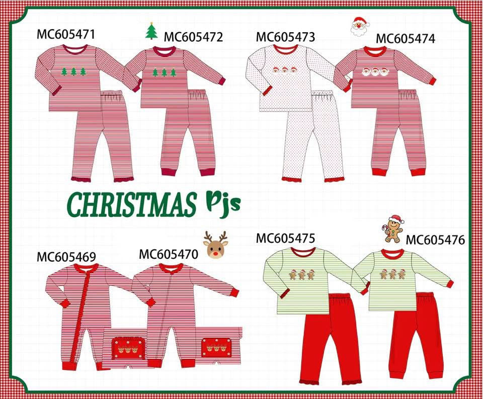 Christmas Santa pjs set 3T