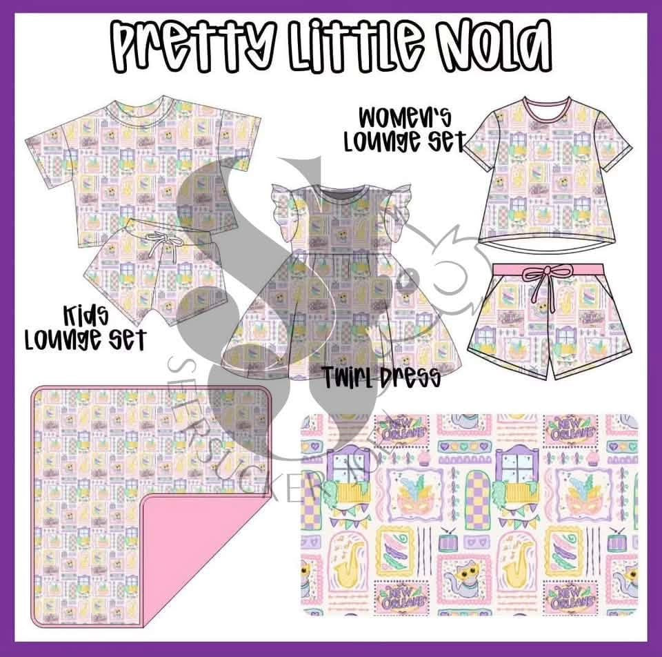 Pretty little Nola bamboo eta Jan