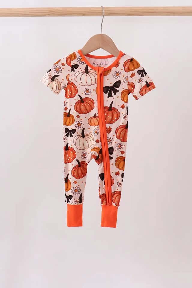 Bamboo pumpkin zip