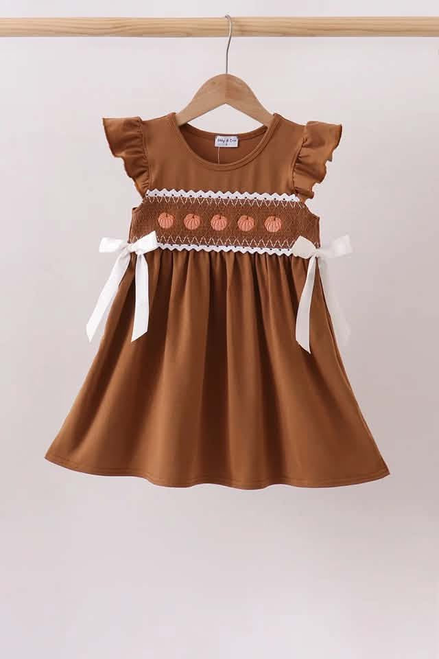 Rust fall dress