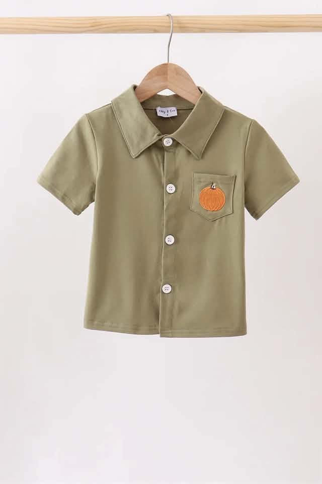 Olive pumpkin polo