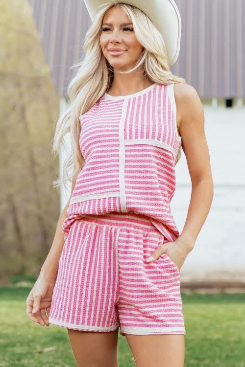 Pink geo set eta Aug
