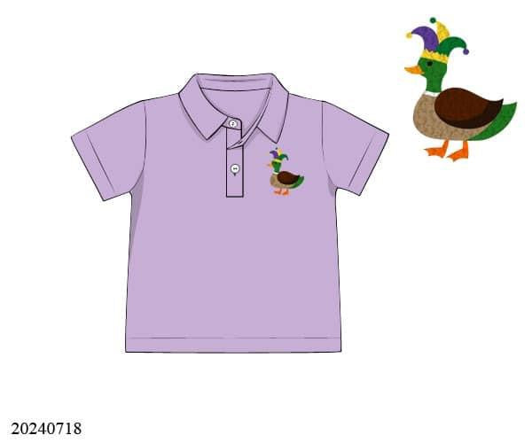 French Knot Mardi Duck Polo