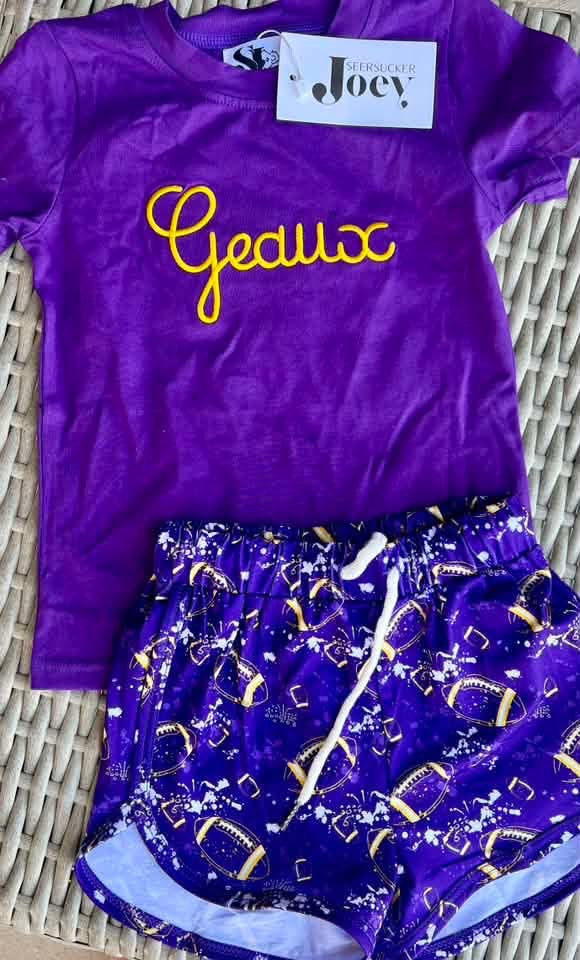 Geaux purple and gold