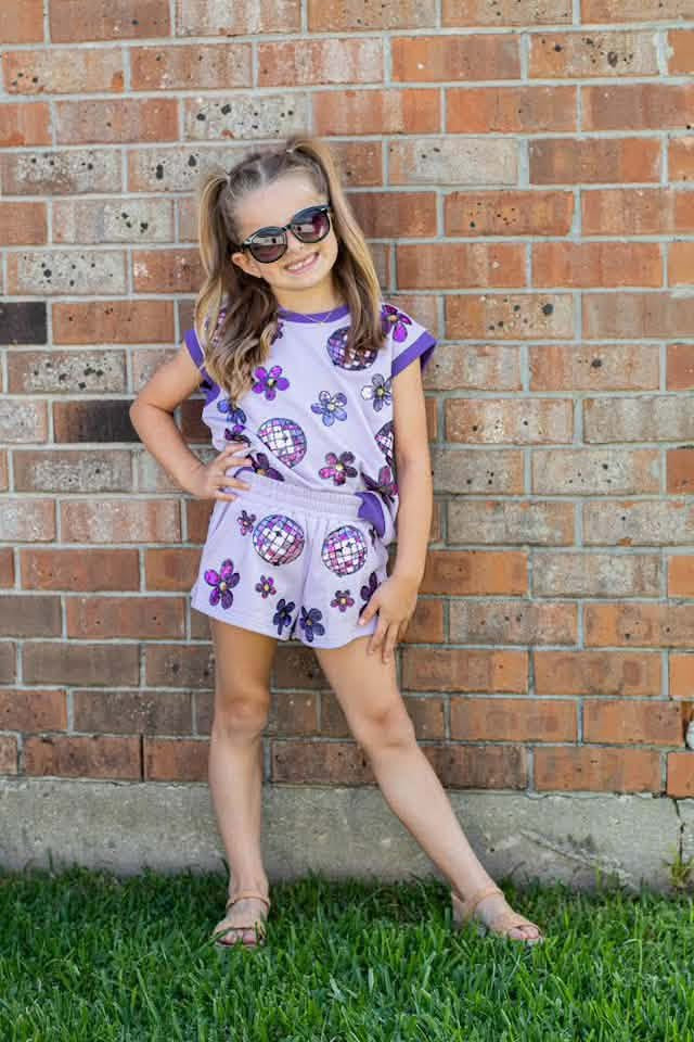 Purple disco women’s set