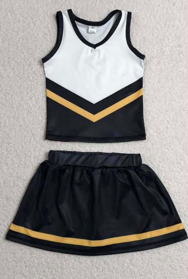 Black and gold cheer set