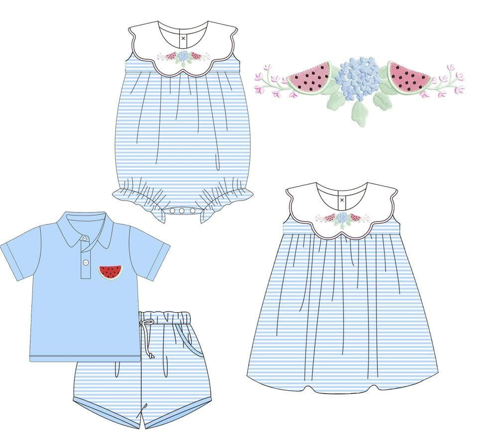 Watermelon floral eta August