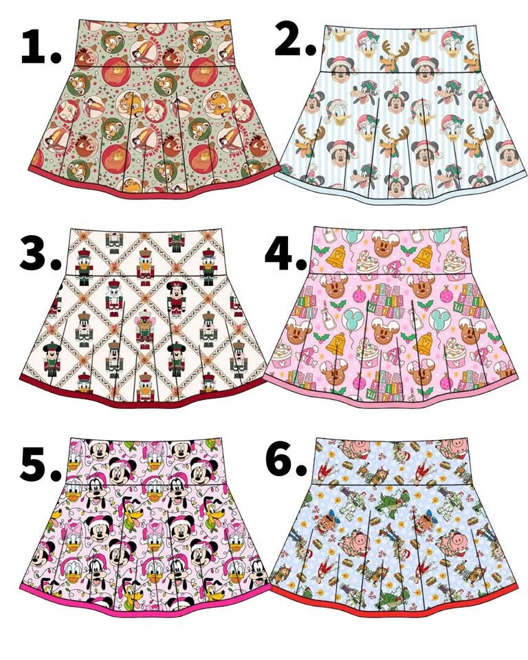 Merry & Magical Skorts ETA Mid Nov