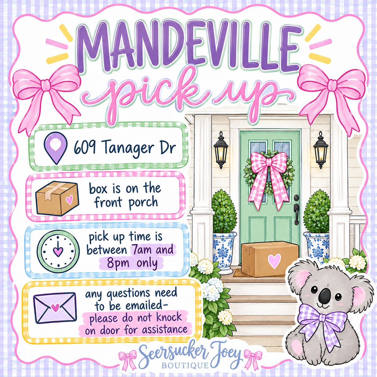 MANDEVILLE PICK UP