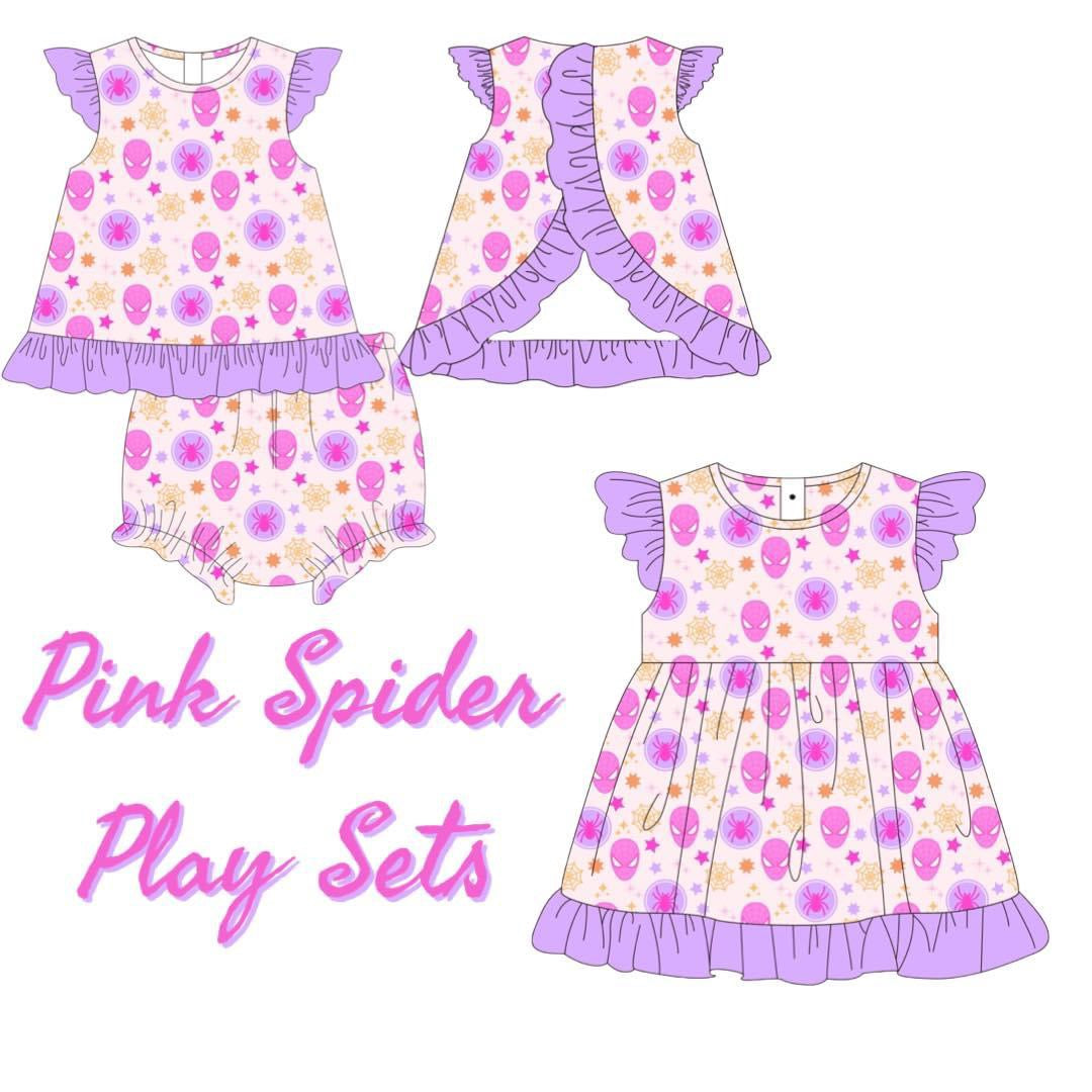Pink Spider Play Set