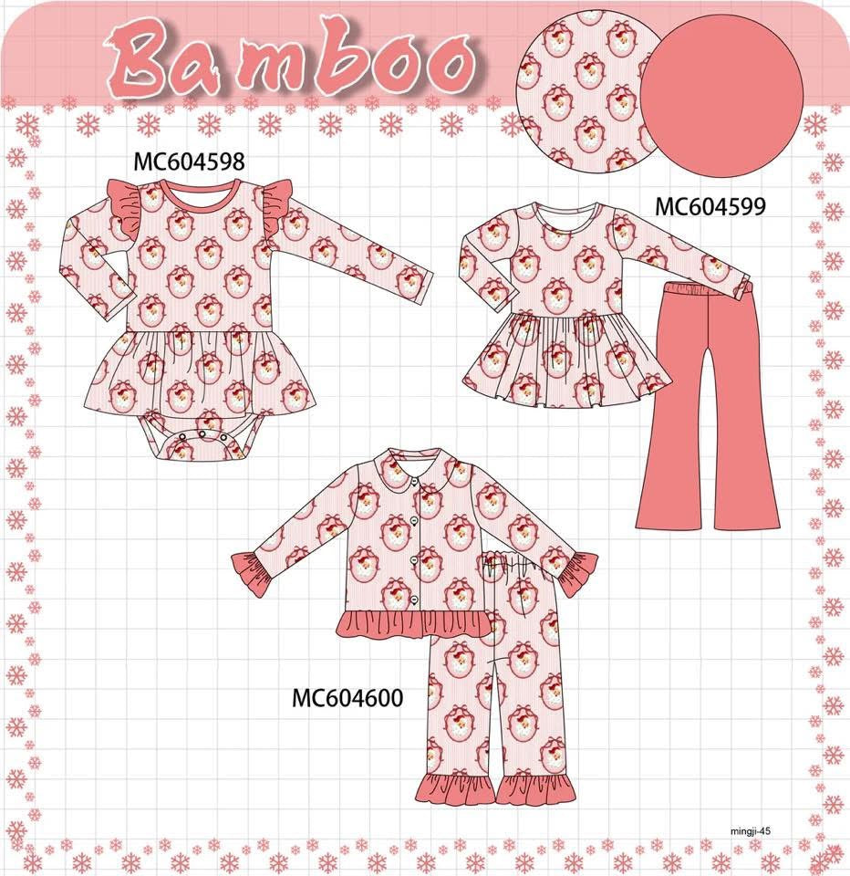 Pink Santa frames bamboo eta sept