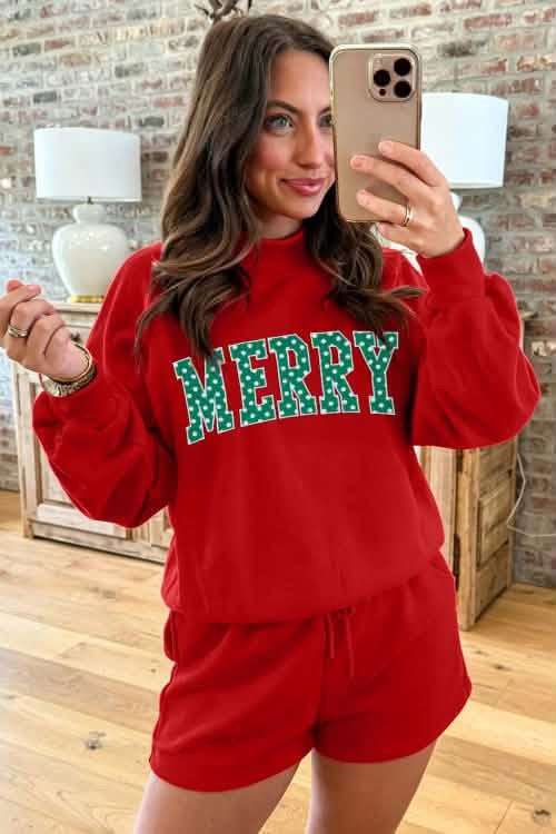 Merry polka dot set