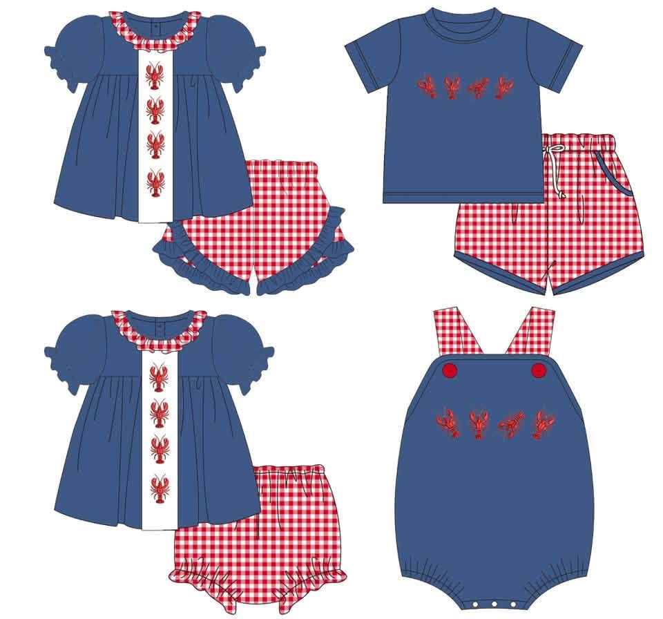 Red Gingham Crawfish ETA Early March