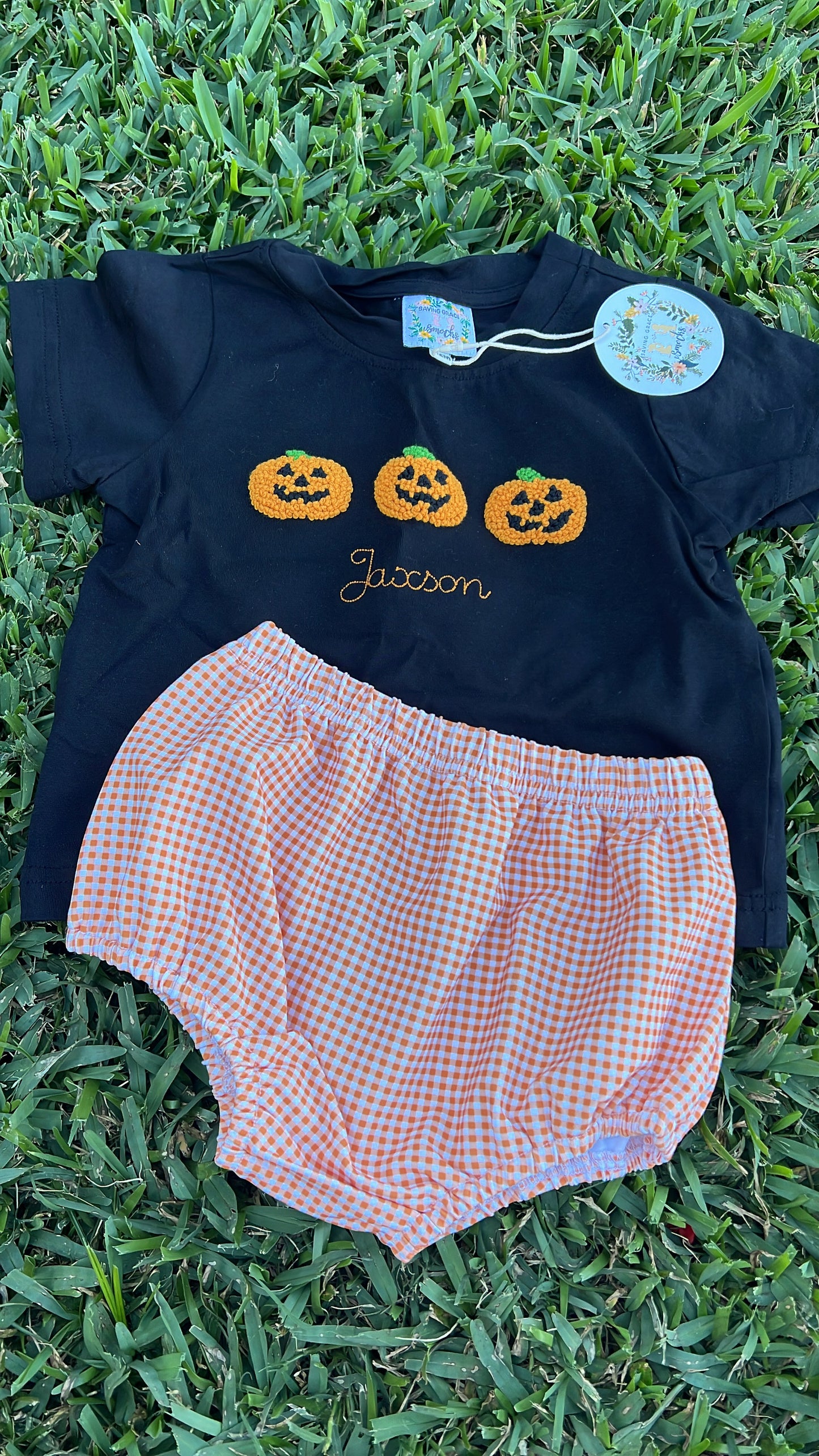 JAXSON French knot pumpkins
