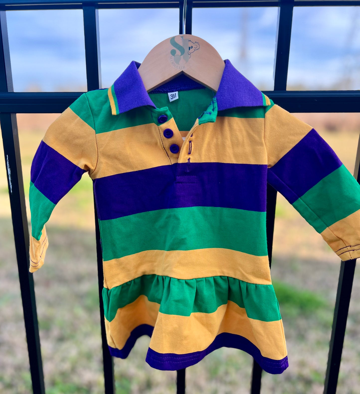 Preppy colorful mardi dress