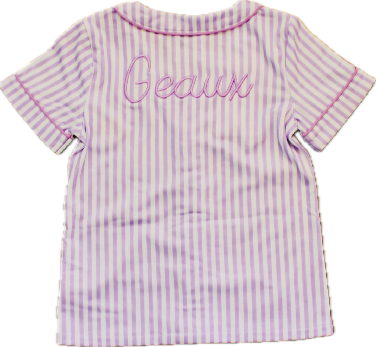 Baseball jersey paw prints