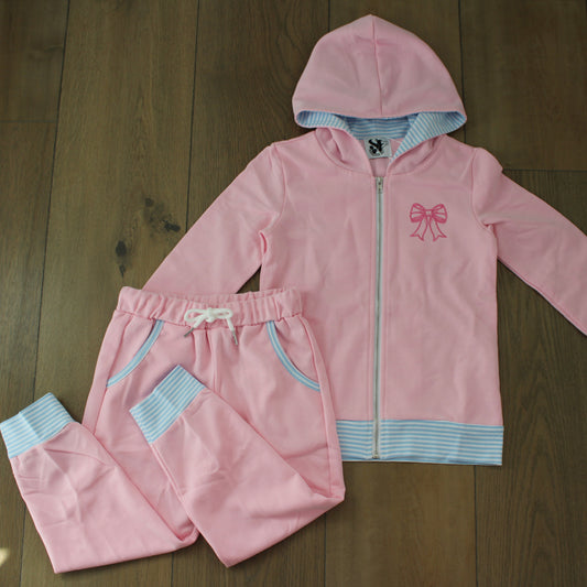 Bow hoodie set