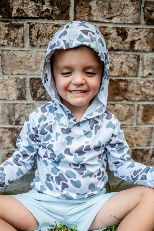 Athletic camo hoodie