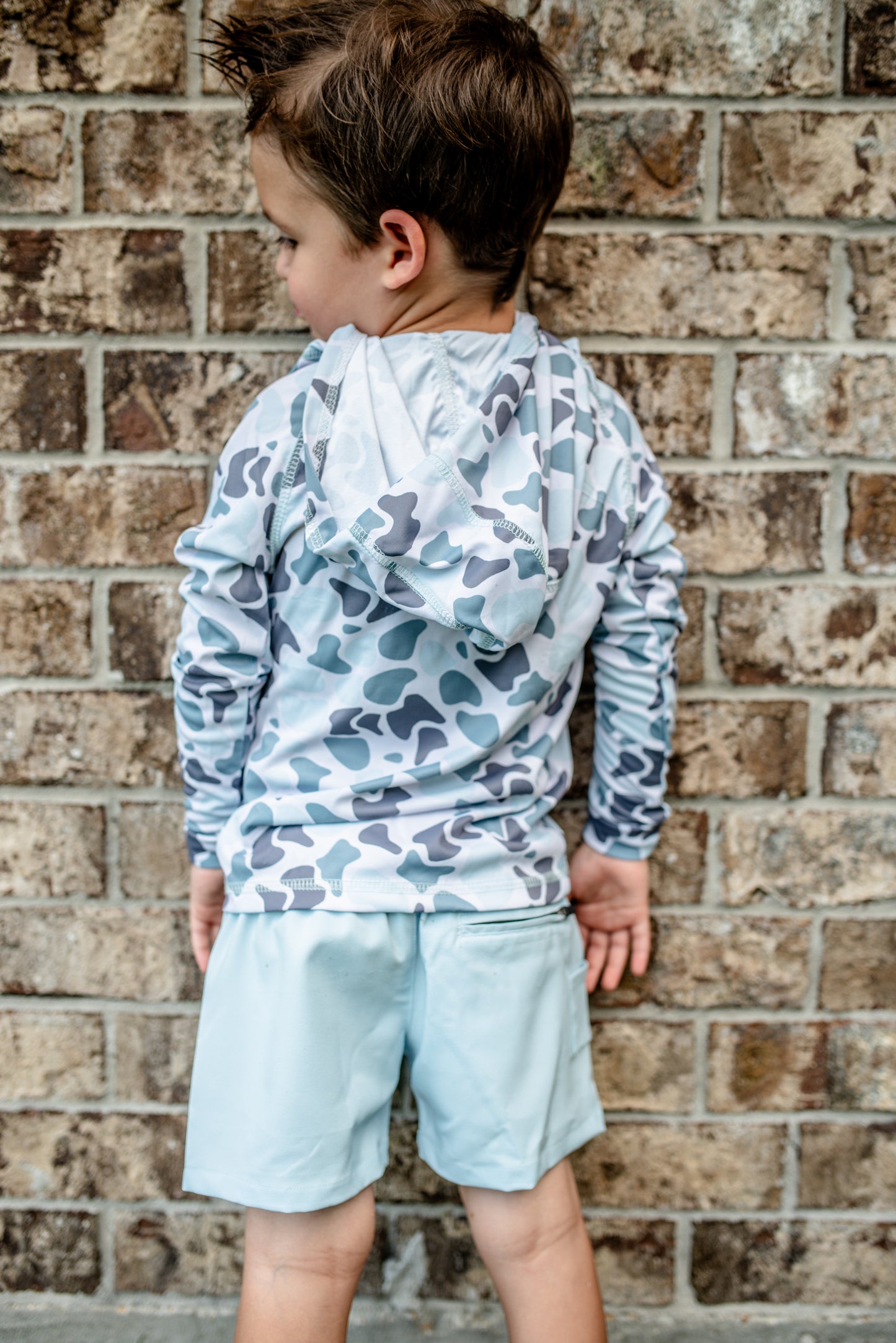 Athletic camo hoodie