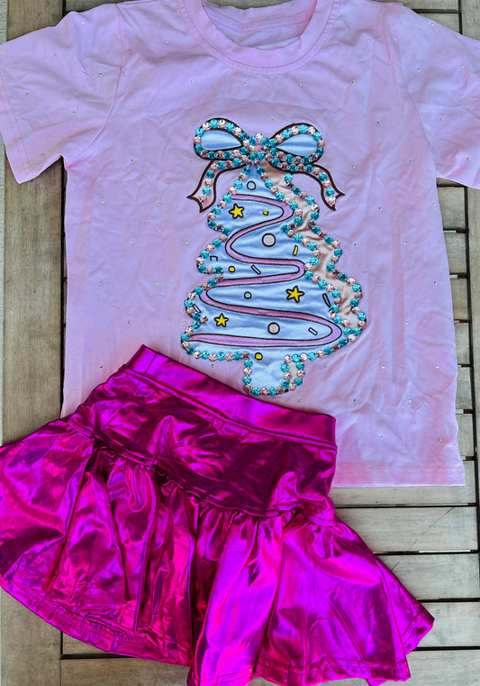 Pastel Christmas tree tee ETA NOV