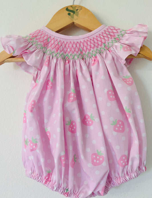 Strawberry Patch Smock