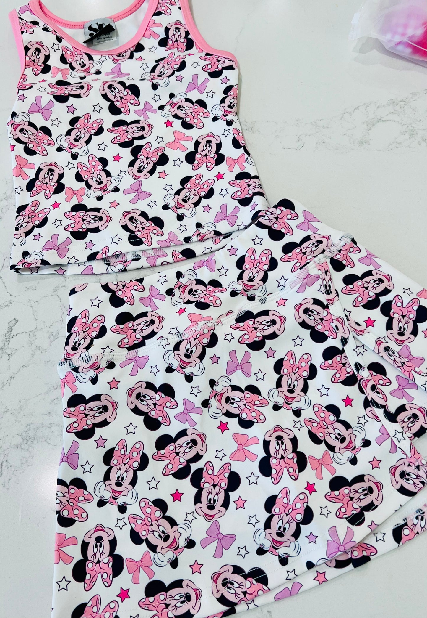 Pink bows athletic