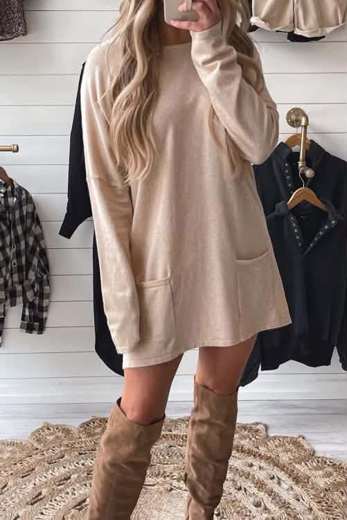 Tan Dress ETA Oct