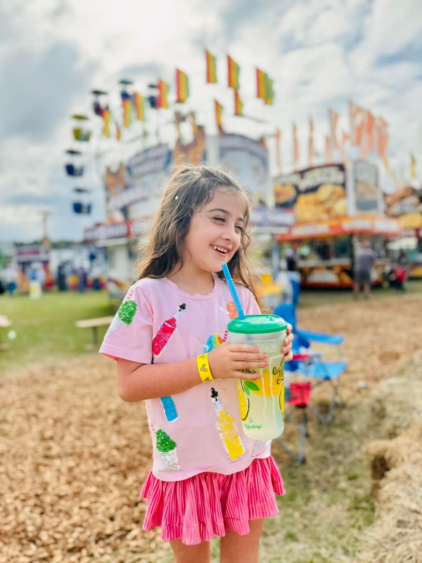 Summertime Sequin Snowball Tee