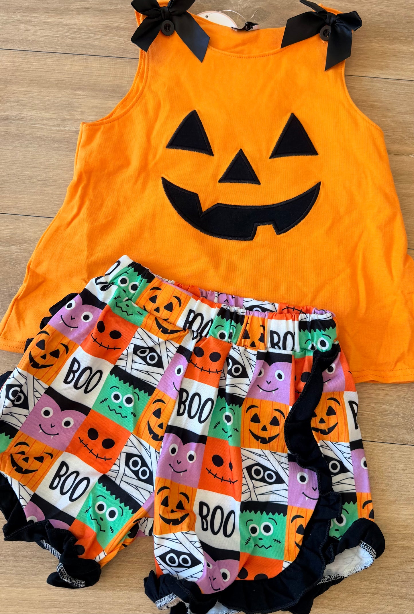 Jack o lantern girl set