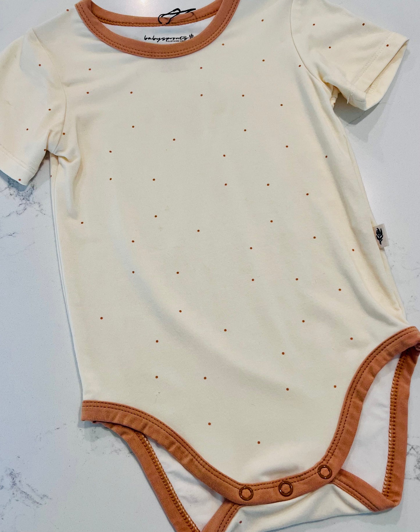 Bamboo dot romper
