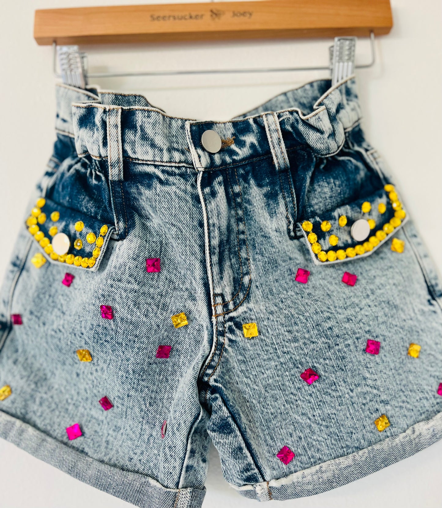 Rhinestone shorts