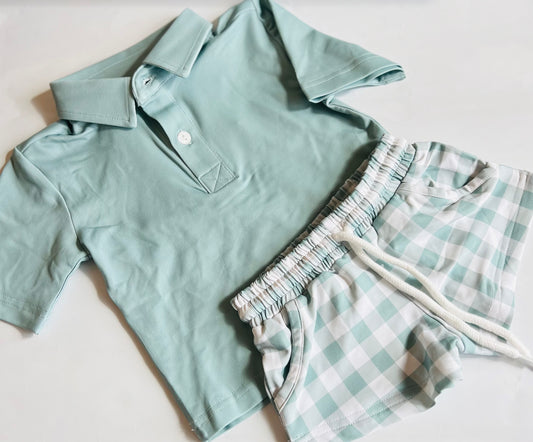 Sage polo set