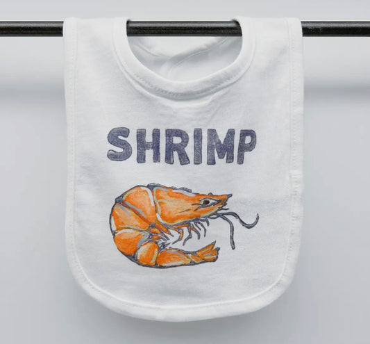 Baby shrimp bib