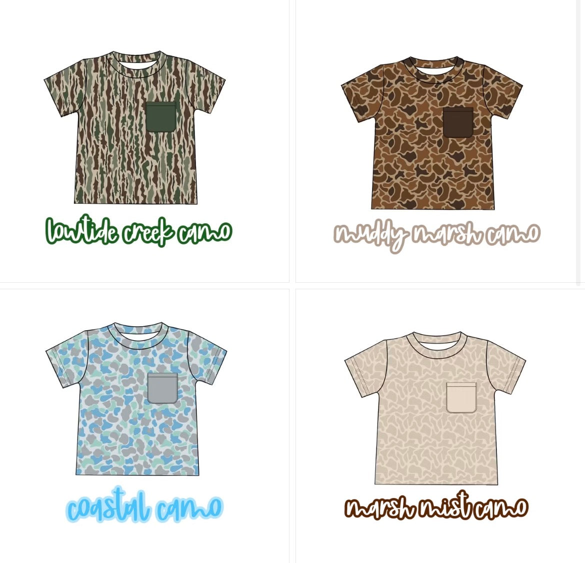 Performance pocket camo tee eta late Oct