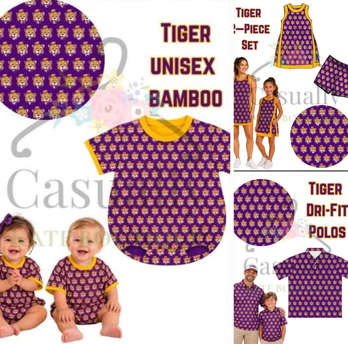 LA game day family tigers eta Jan