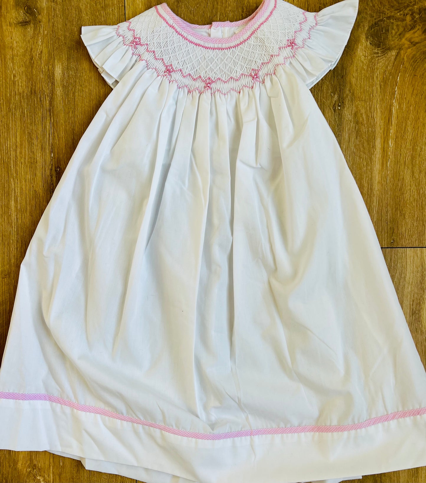 Spring smocked dress